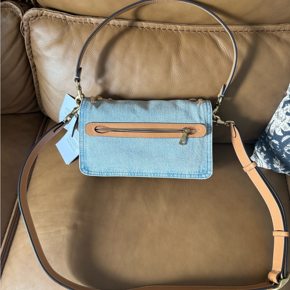 NWT Coach Crystal Denim Tabby 26 - Picture 10 of 16
